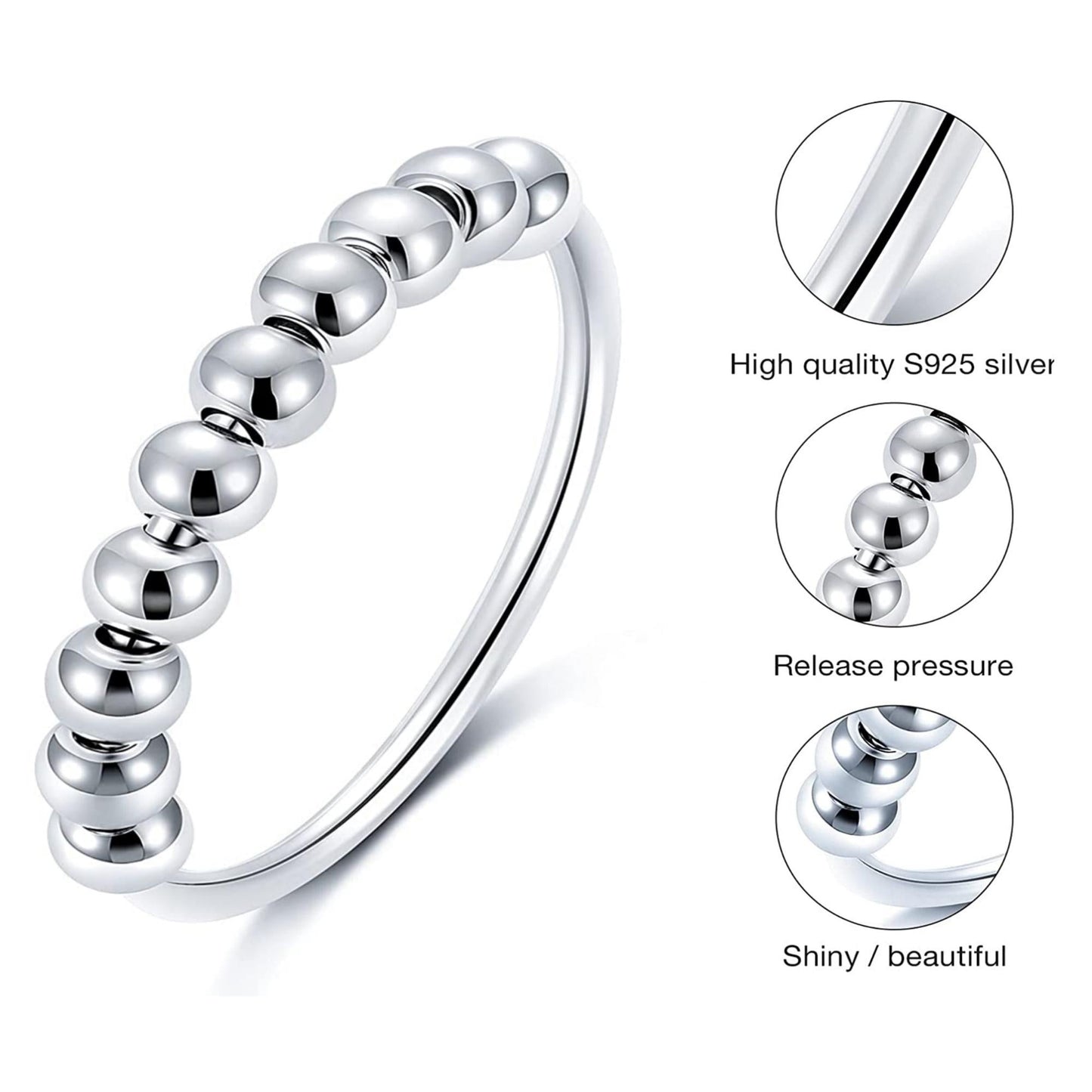 Anti-Anxiety Ring for Women Men