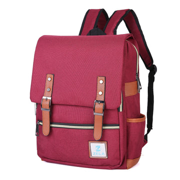 Business Slim Backpack - Red